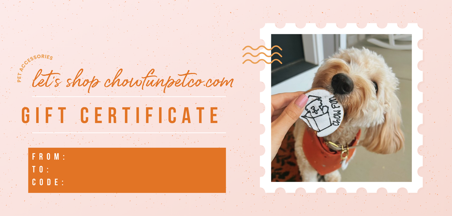 Chow Fun Gift Certificate