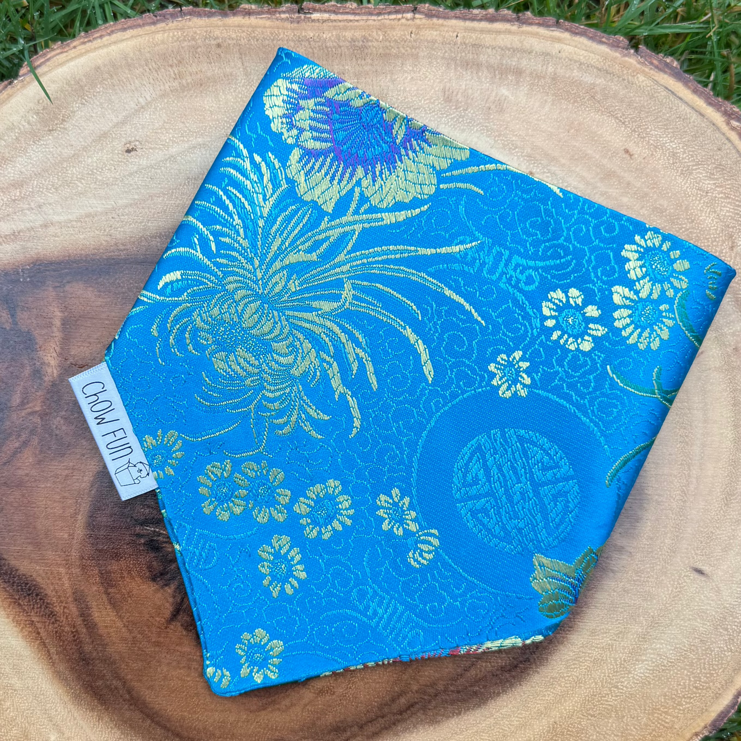 Baby Blue Chrysanthemums Bandana