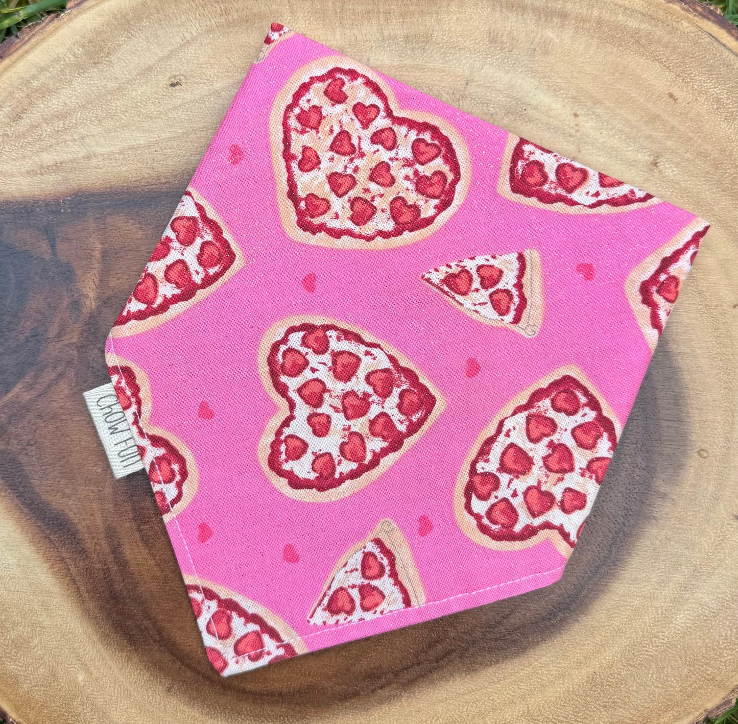 A Pizza My Heart (Glitter) Bandana