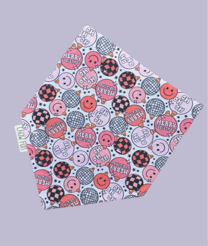 Girly Pop Christmas Bandana