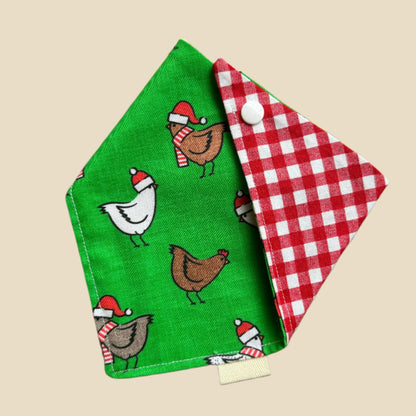 Reversible Santa's Farm Bandana