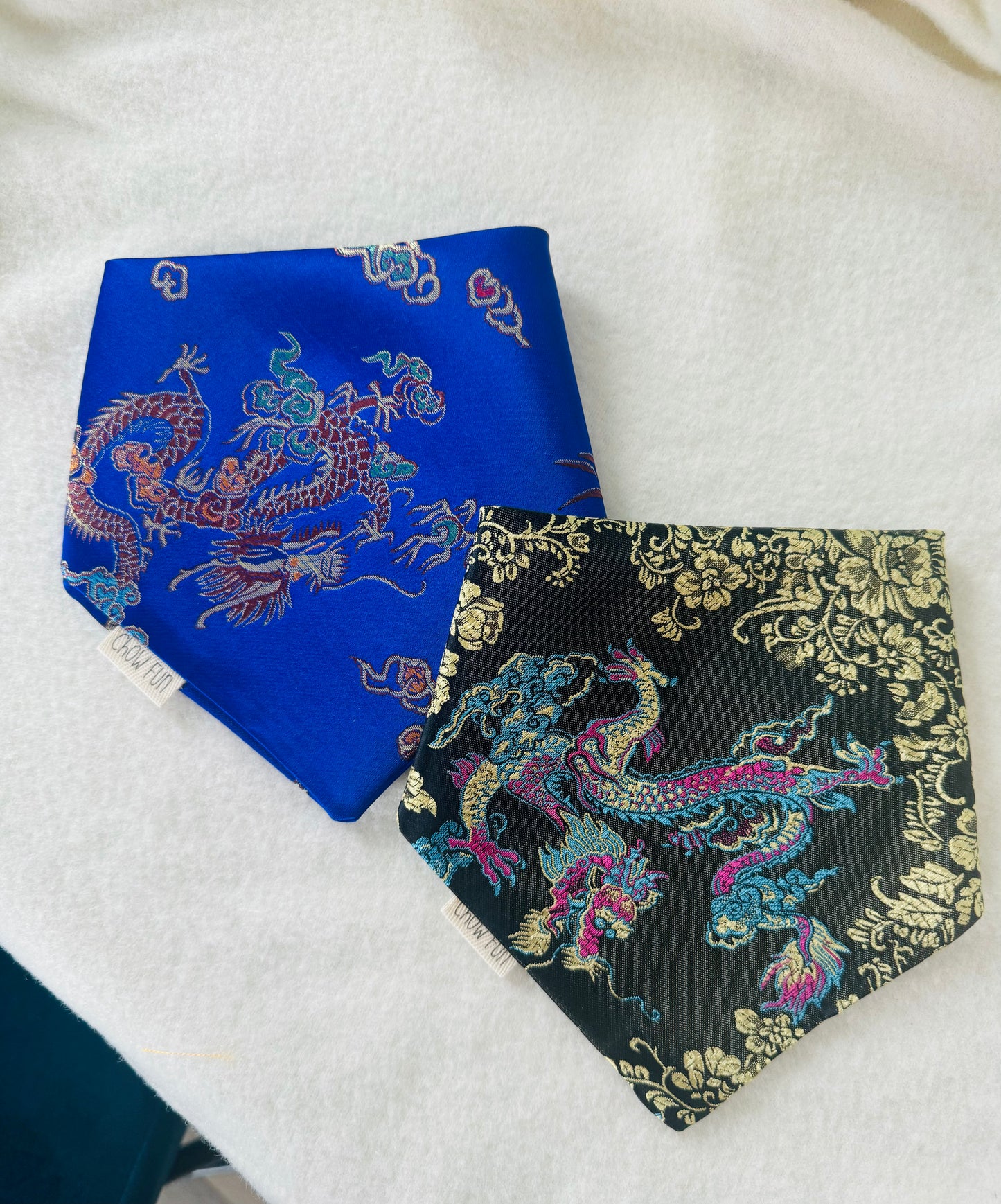 Iridescent Indigo Dragon Bandana