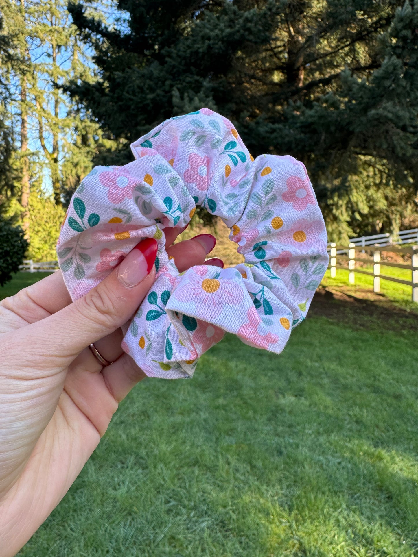 Floral Fantasy Scrunchie