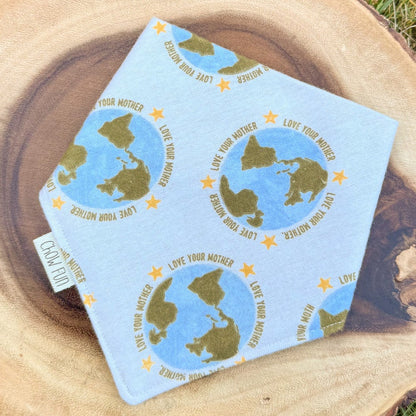 Earth Day Flannel Bandana