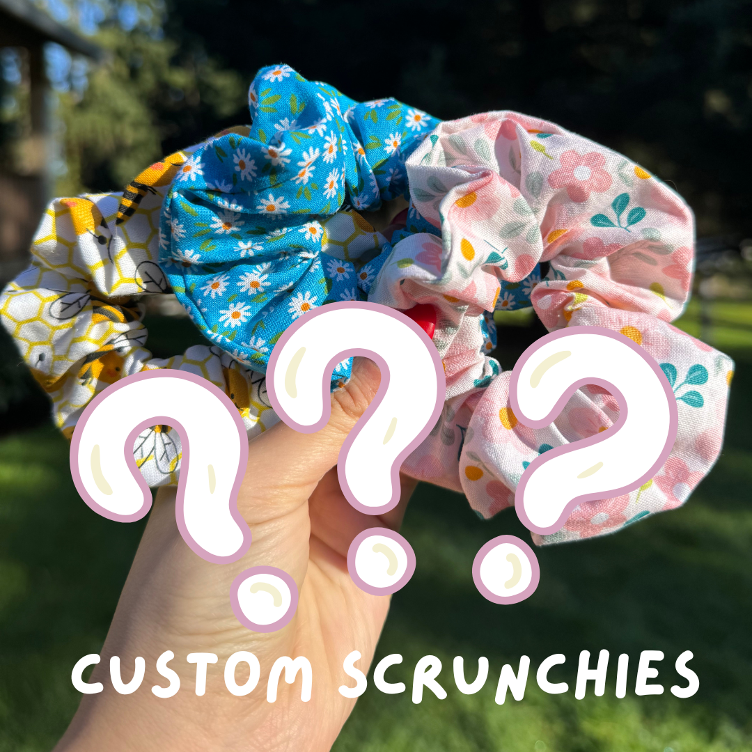 Custom Matching Scrunchie