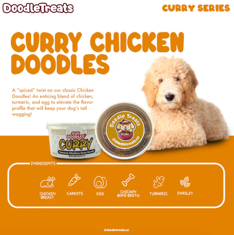 "Curry" Chicken Cup Noodles For Dogs & Cats