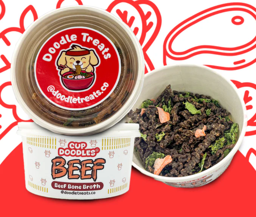 Beef Cup Noodles For Dogs & Cats