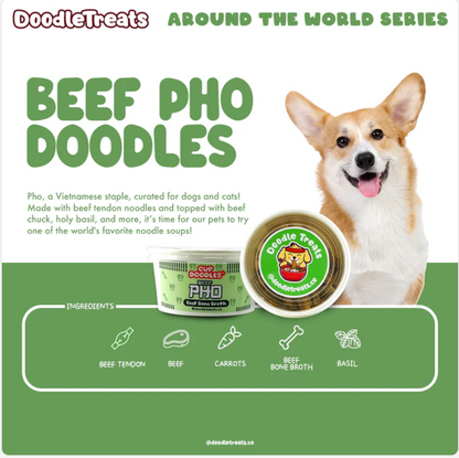 Beef Pho Cup Noodles For Dogs & Cats