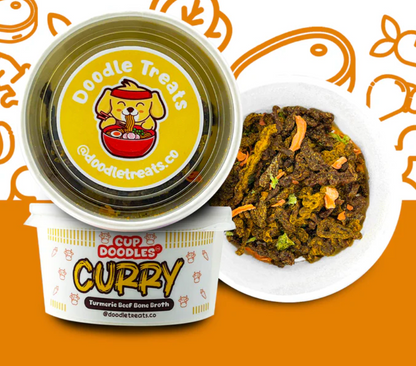 "Curry" Beef Cup Noodles For Dogs & Cats