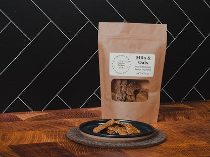 6 oz Bag Milo & Oats Vegan Dog Treats